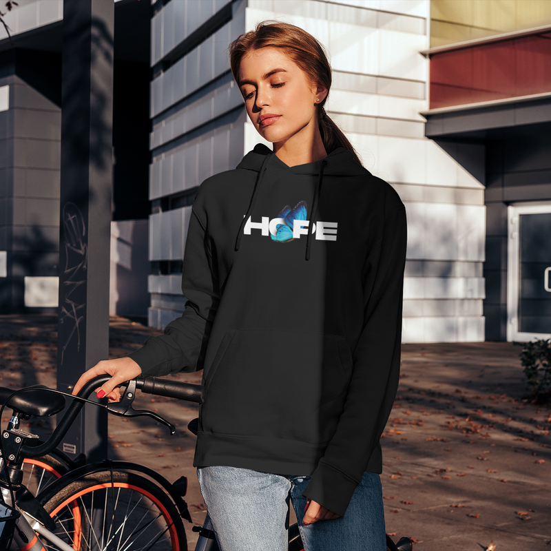 Hope Hoodie - Inspiring Butterfly Design for Positivity